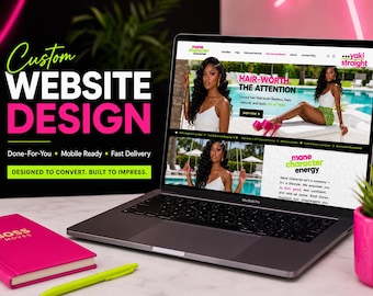 Bold Hair Website Design, Custom Wig & Extension Shopify Store Setup