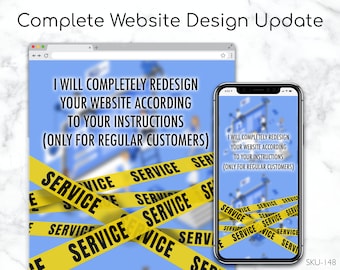 Website Redesign Service: Shopify, Wix, Squarespace