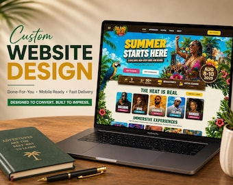 Festival Website Design, Custom Event & Music Ticketing Website Setup
