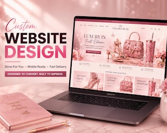 Luxury Boutique Website Design, Custom Accessories & Handbag Shopify Store