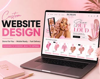 Lip Gloss Website Design, Custom Makeup & Cosmetics Shopify Store Setup