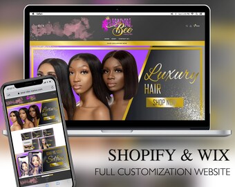 Custom Website Design, Small Business Shopify & Wix Theme