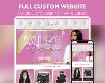 Pink Shopify Theme: Premade Beauty eCommerce Website (Instant Download)