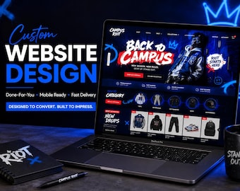 Streetwear Website Design, Custom Urban Clothing Shopify Store Setup