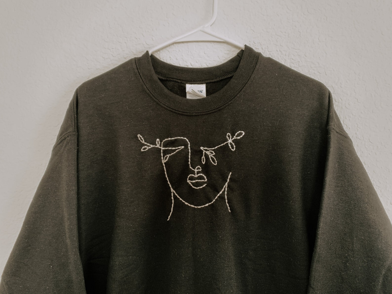 Custom Embroidered Sweatshirt Etsy