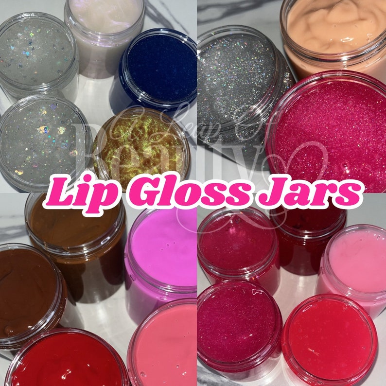 Premade Lip Gloss Jars, Gloss Jar, Wholesale Lip Gloss Jar, Wholesale Lip Gloss Jars, Customize