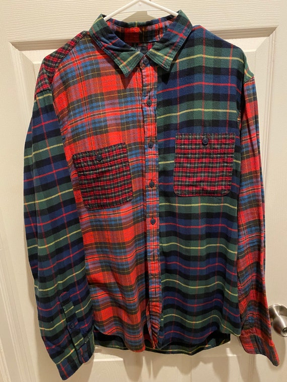 Jcrew Patchwork flannel