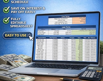 Mortgage Payoff Calculator Google Spreadsheet – Extra Payments & Amortization Schedule