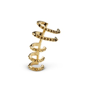 Ear cuff | Gold plated Earring | Statement Earring  | Punk Earring | unisex Earring