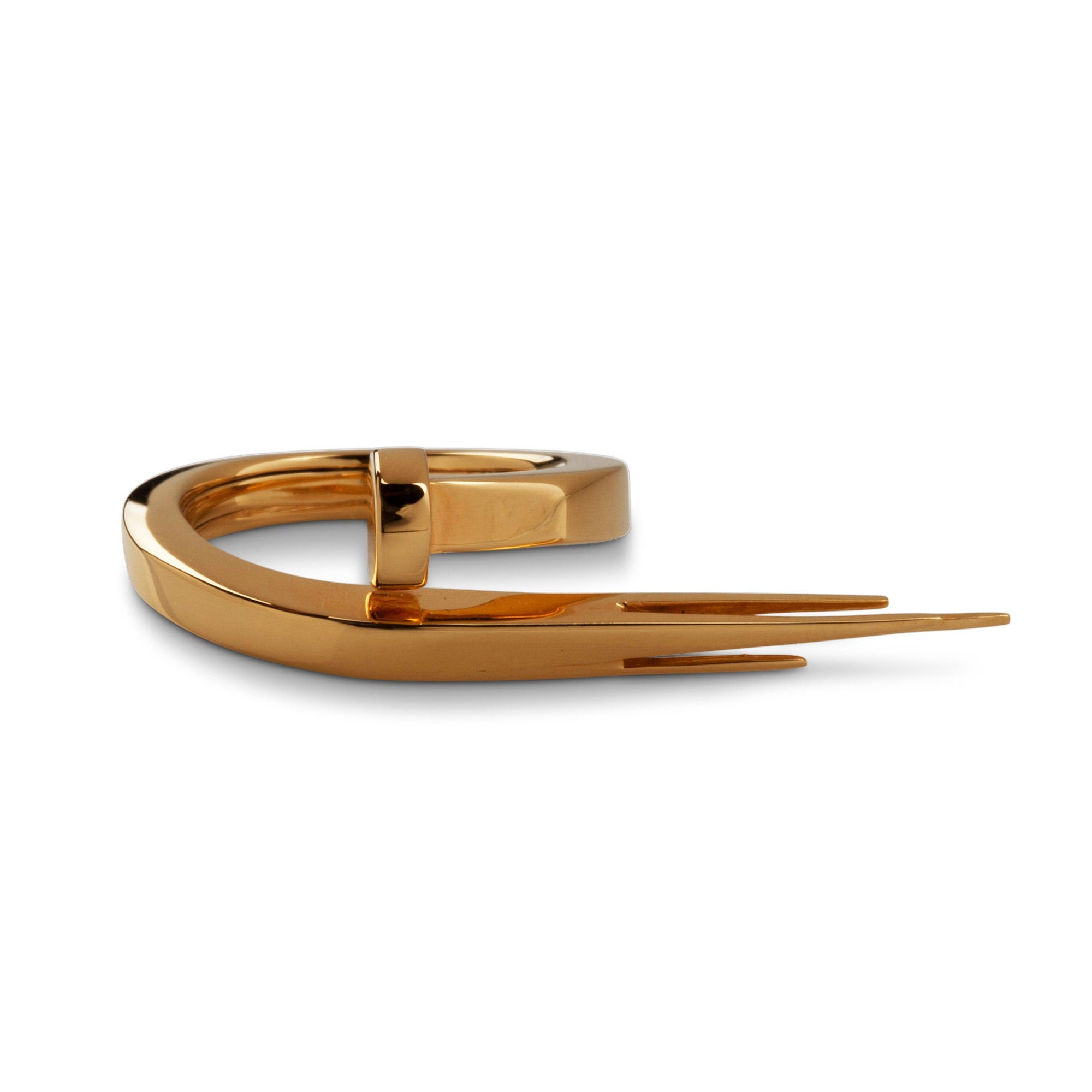 Nail Wrap Ring Gold
