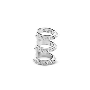 Triple Ear cuff | Silver Earrings | Statement Earrings  | Punk Earrings | unisex Earrings