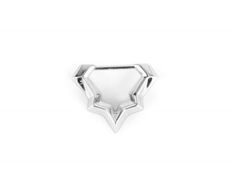 Septum Ring - Hinged - Silver
