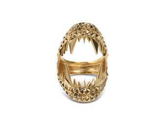 Vampire Bite Ring | Gold | God Loves Fangs