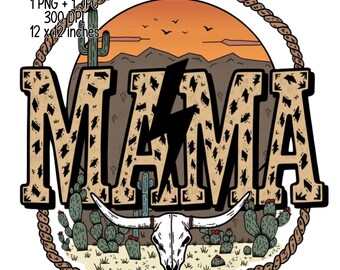 Texas Mama Western Instant Digital Download, Trendy Western Design, Western PNG, original T-Shirt Design, Sublimation PNG