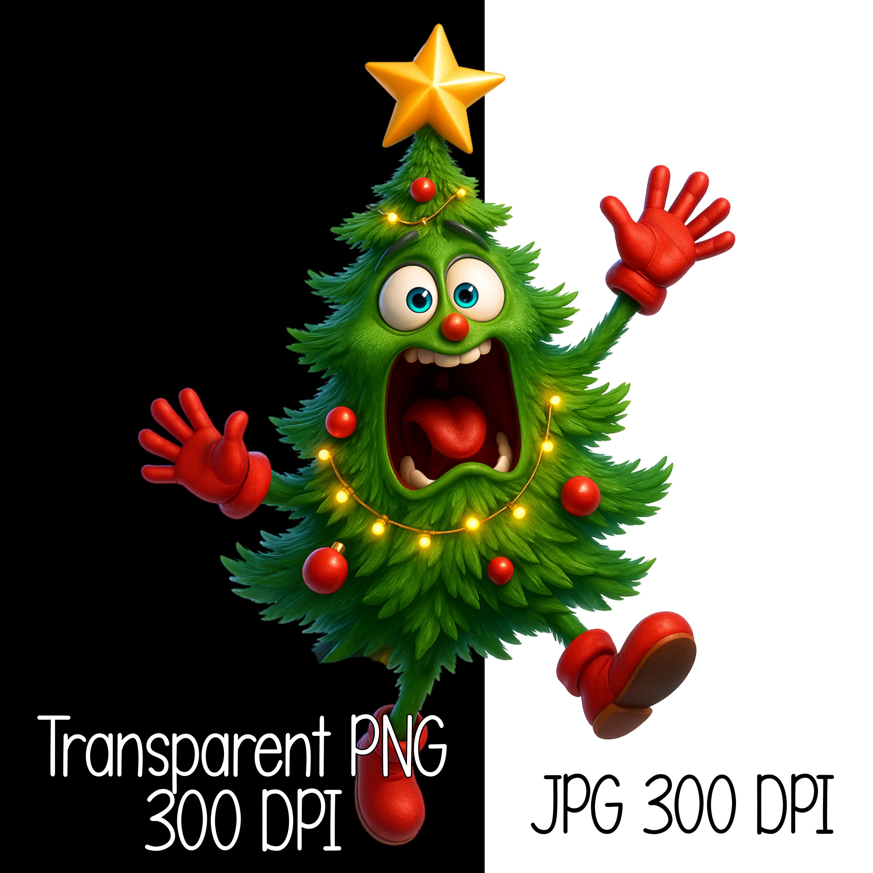 く*ん様 鬼っちクリスマスツリー 手描きアート w1280h720su