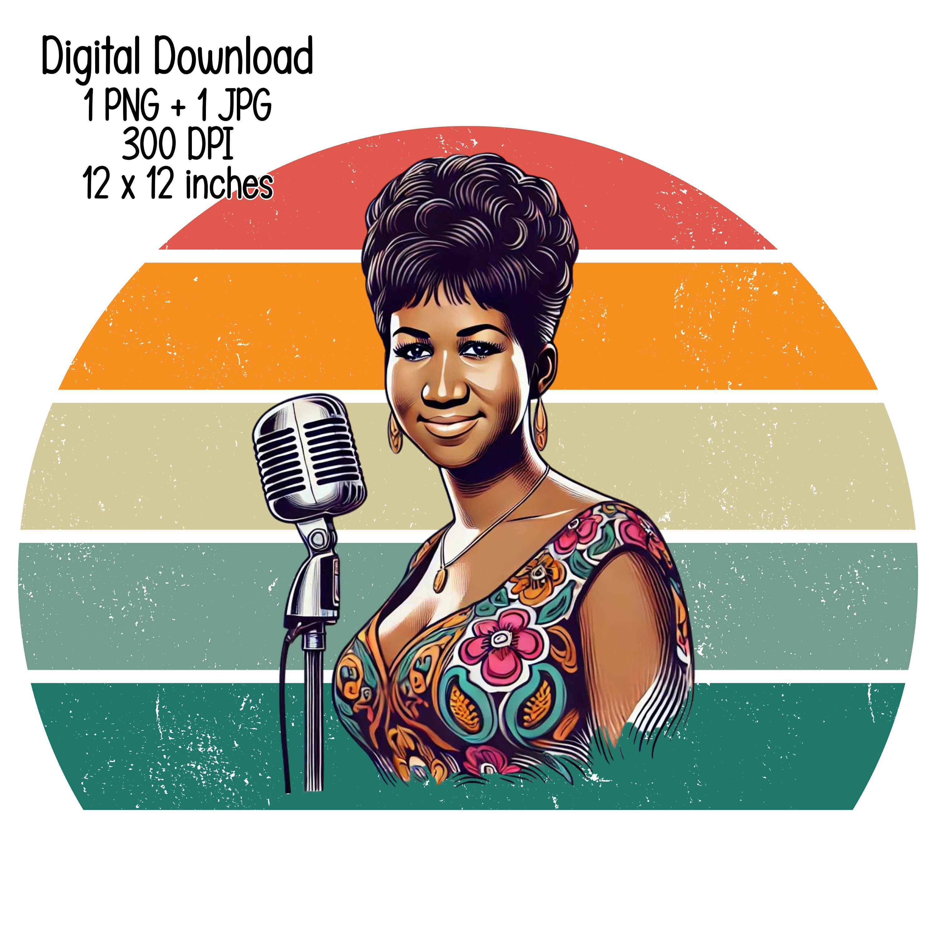 Aretha Franklin T Shirt - Etsy Aretha Franklin T Shirt - Etsy