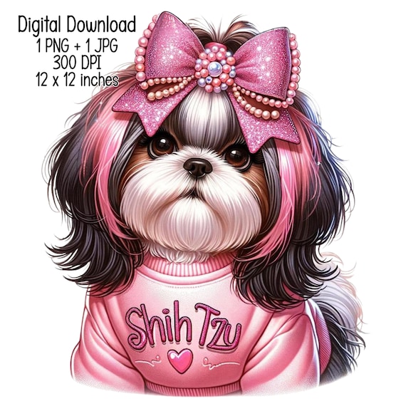 Funny Shi Tzu T Shirt Dog Breed Lover Puppy Pink Shitzu Funny Shi Tzu T Shirt Dog Breed Lover Puppy Pink Shitzu