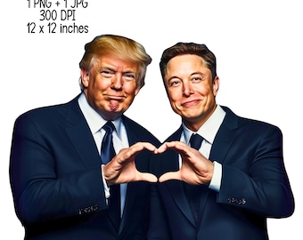May include: A portrait of two men in suits making a heart shape with their hands. The man on the left is wearing a dark blue suit with a white shirt and a dark blue tie. The man on the right is wearing a dark blue suit with a white shirt and a light blue tie.