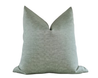 ANTIQUE GREEN | Green Linen Cushion Cover, Plain Linen Pillow, Green Throw Pillow, Farmhouse Pillow, Linen Accent Pillow, Farmhouse Decor