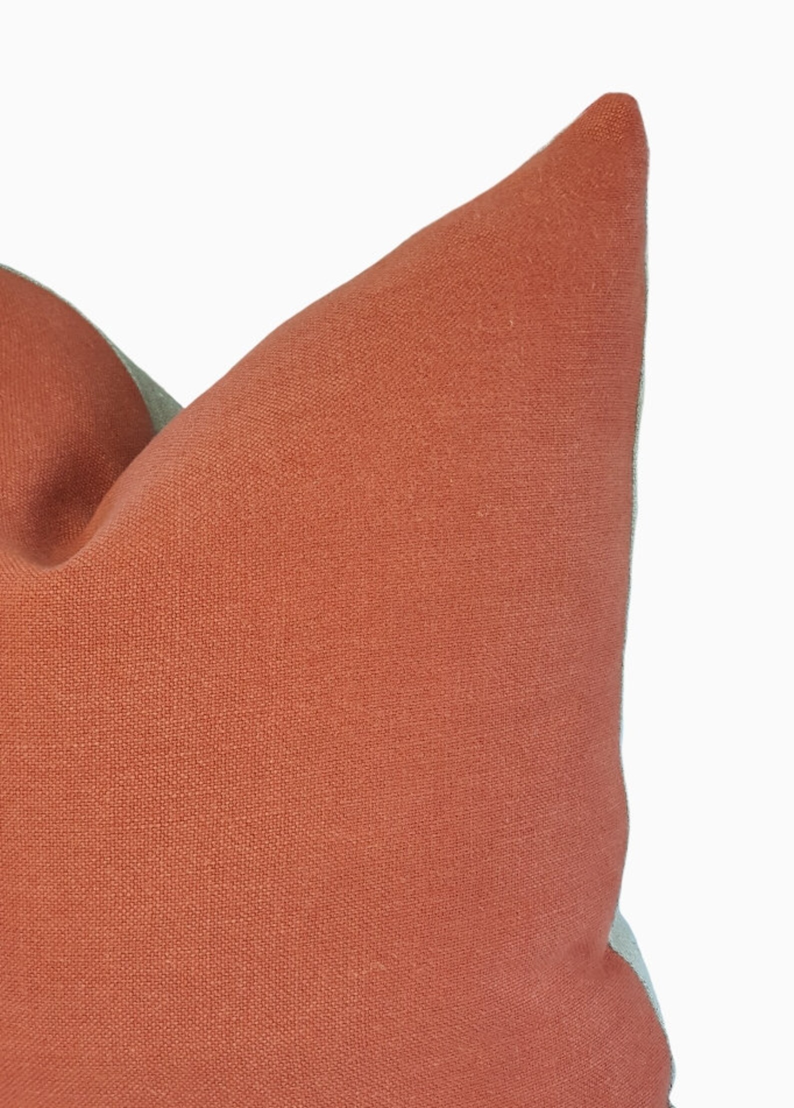 Rust Red Linen Cushion Cover UK Red Linen Pillow Cover Etsy