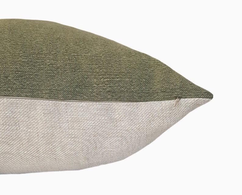 SAGE Rustic Sage Green Jute and Linen Cushion Cover Sage Etsy