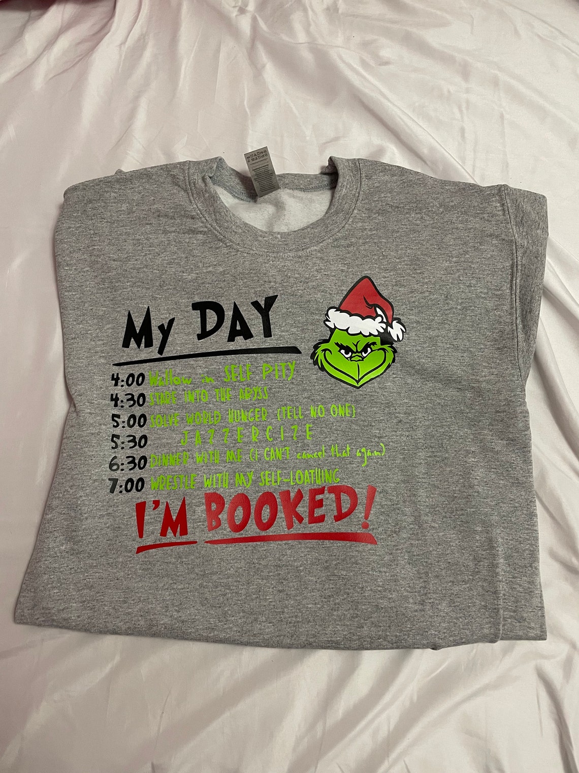 the grinch im booked