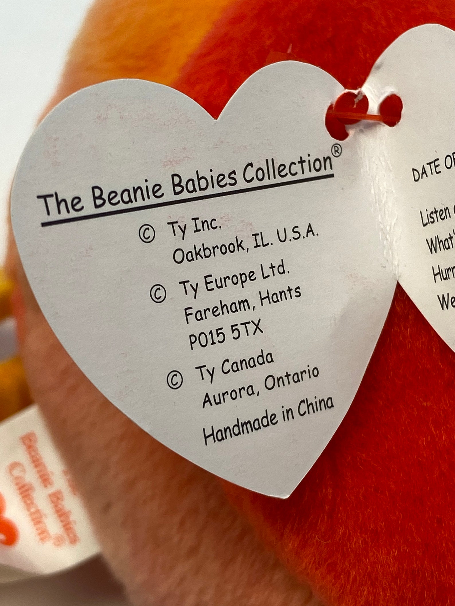 Strut 1996 Vintage TY Beanie Baby. Errors and Free Shipping | Etsy