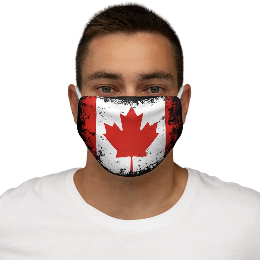 Canada Flag Face Mask Native Canada Pride Facemask Elastic Etsy
