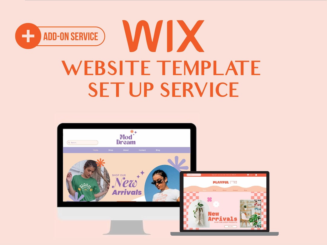 Wix Website Template Setup Service: up to 10 Product Listings - Etsy