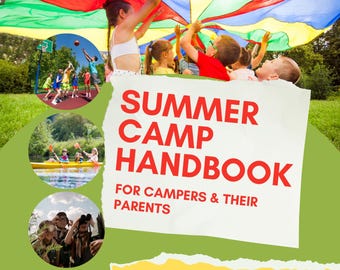 Editable Summer Camp Parent Handbook Template