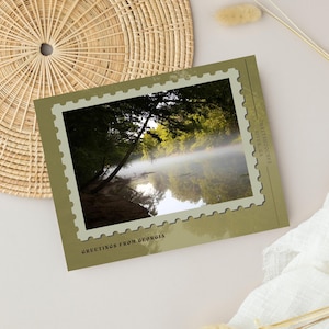 Atlanta, Georgia Postcard: Artistic, local photography, Chattahoochee River, Peach state Postcard