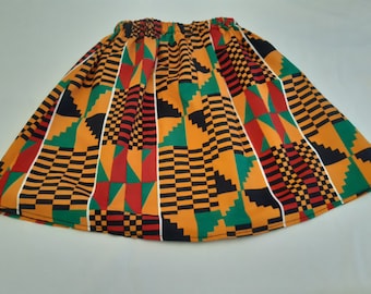 Kinte African Print Child's Skirt