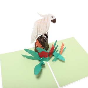 Handmade Parrot 3D retraite Pop Up Card 3D Birthday Popup Card 3D red eagle carte de vœux 3D Popup Card 3D farewell pension de retraite