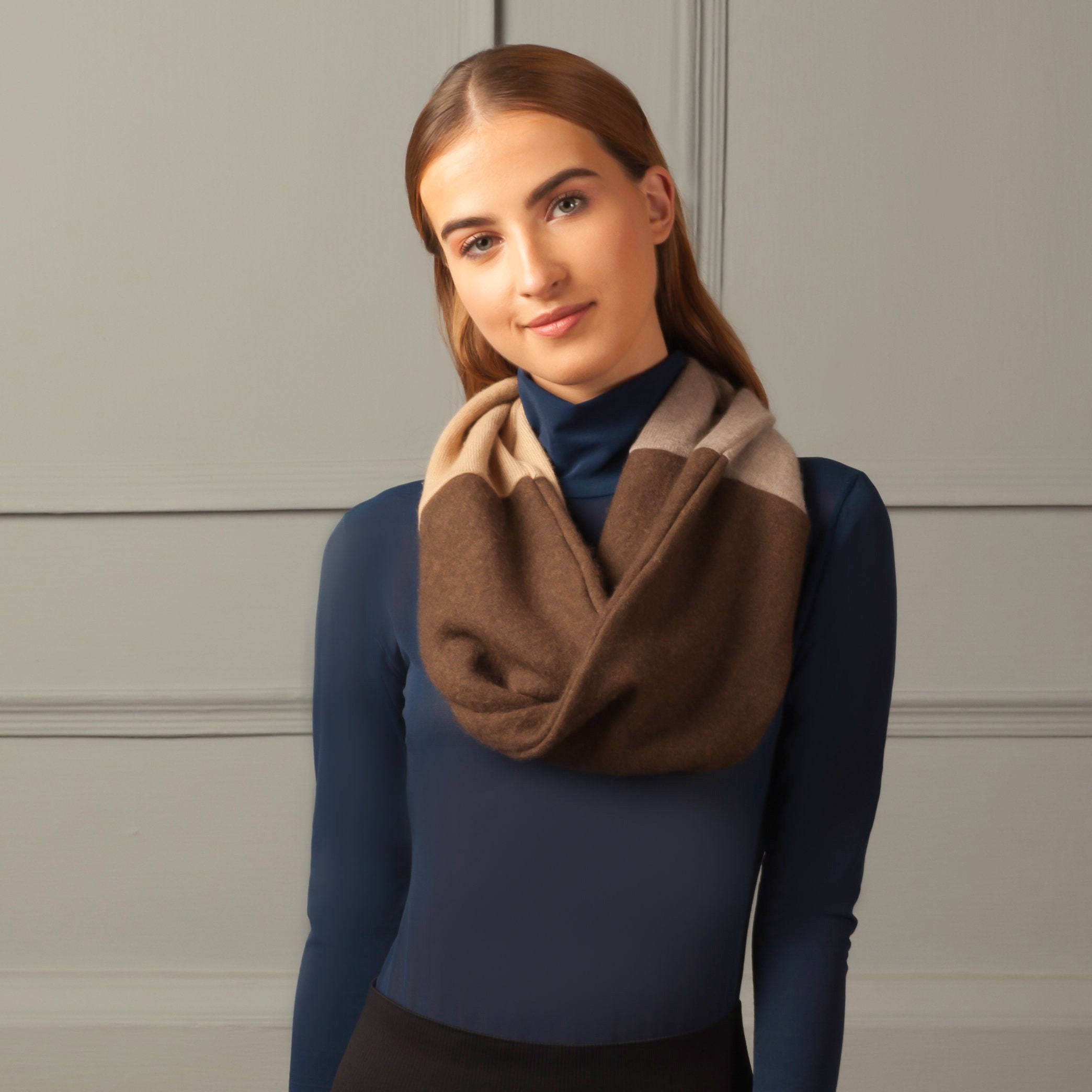 Infinity Scarf Pure Cashmere Loop Scarf London Infinity Etsy UK