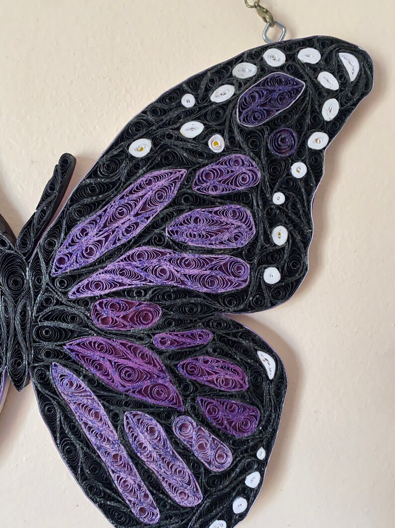 Quilled Butterfly Wall Hanging Etsy
