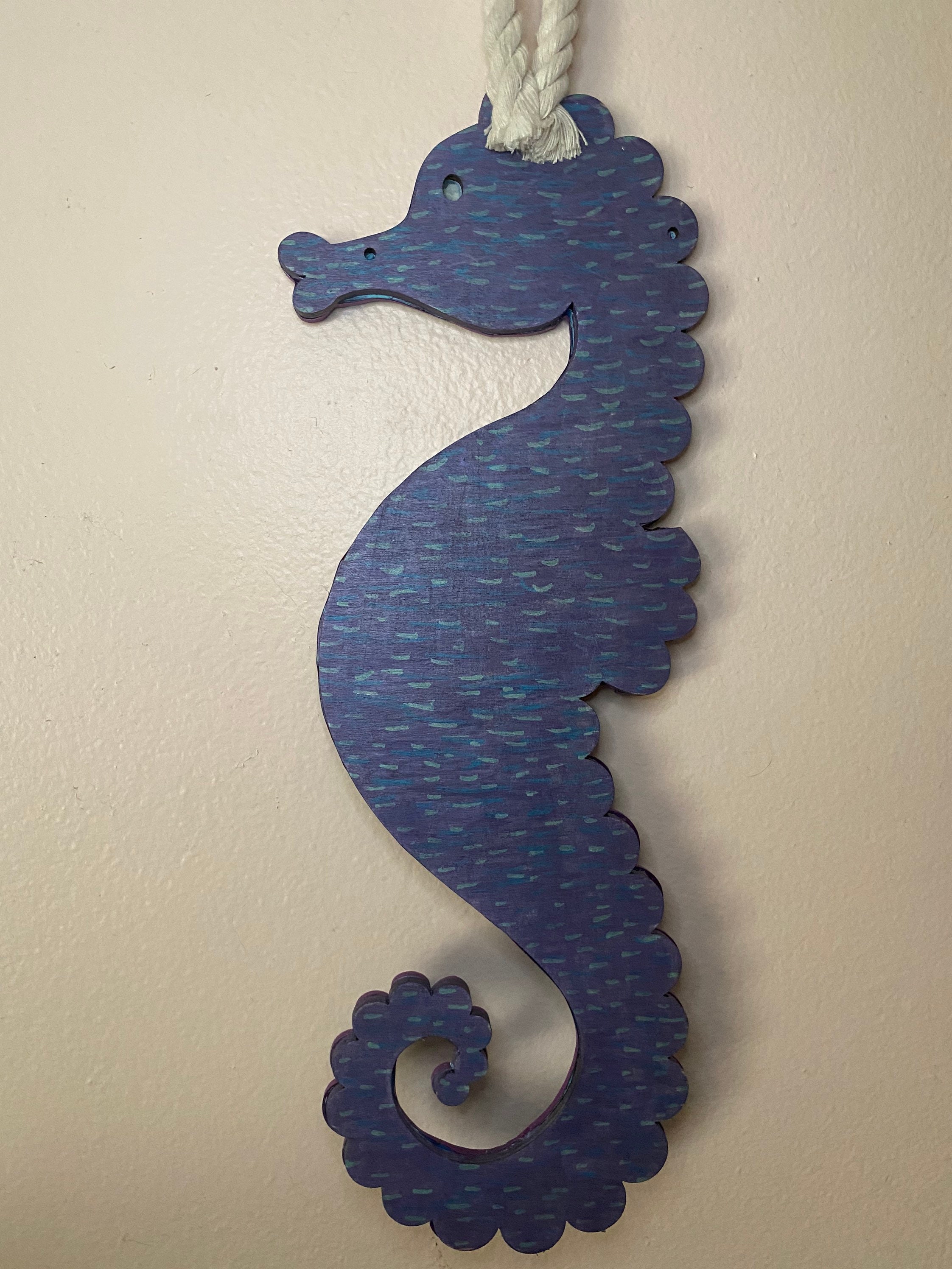 Quilled Seahorse Wall Hanging Etsy UK