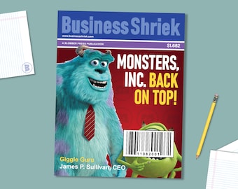 Monster Back on Top Magazine Cover - Print From Home Digital Download