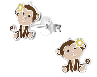 Barrel of Monkeys Stud Earrings Resin Stud Earring