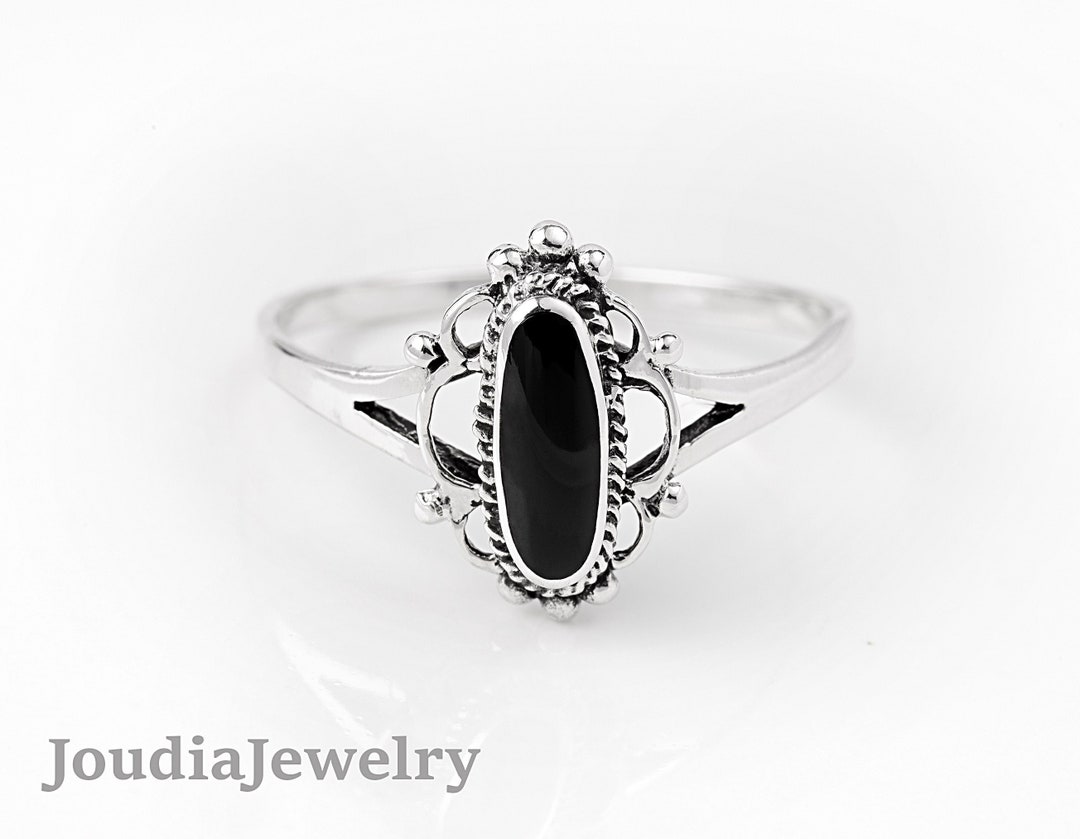 Bali Silver Ring 925 Sterling Silver Synthetic Stone Ring Braided