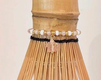 Handmade Chasen Charm with Cherry Blossom | 50% of proceeds will