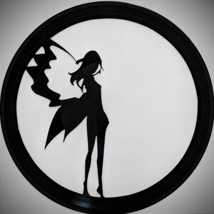 Fairy, Great Gift Idea, Art, Vinyl Record, Fae, Wall Decor, Handmade Home Decor, Upcycled