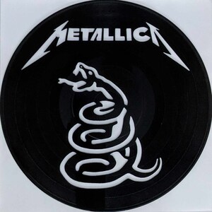 Metallica Laser Cut Vinyl Record Custom Gift Birthday Christmas Art 