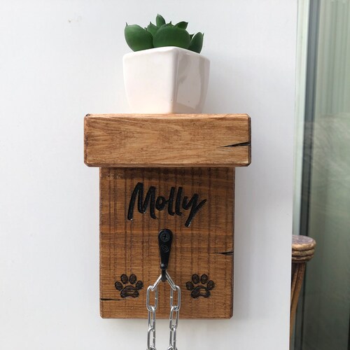 Personalised Dog Lead Holder Etsy UK