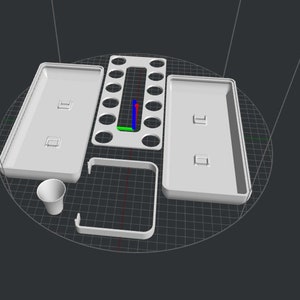 Large Sacrament tray 3D printable .STL Files