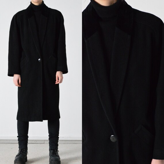 Vintage 90s Black Women Coat