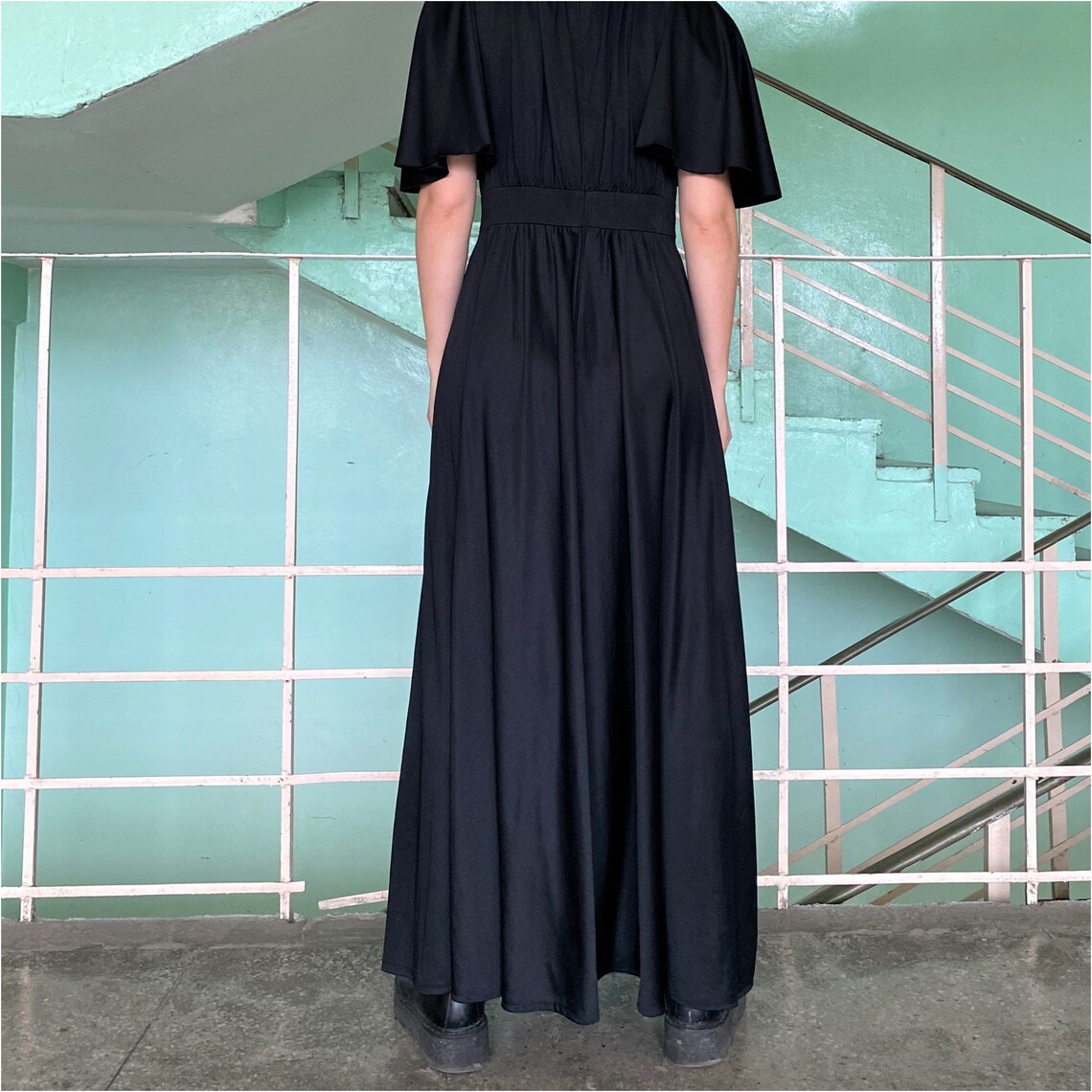 Y2K Black Maxi Dress Elegant Women Evening Long Dress Formal | Etsy