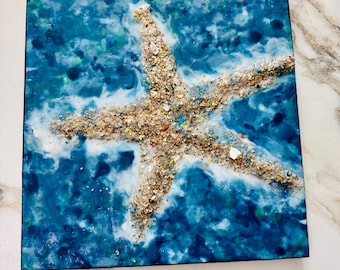 St Augustine Starfish Beach Wall Artwork, Housewarming Gifts, Beach House Decor, Unisex Gifts,
