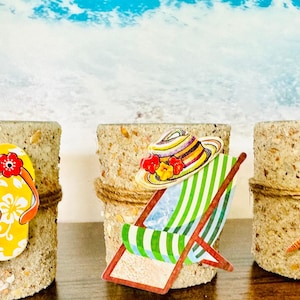 Beach Summer Candle Set, Ocean Scented, Day at the Beach, Coastal Home Decor, Fun Gifts, Beach House, Housewarming Gift, Summer Vacation,