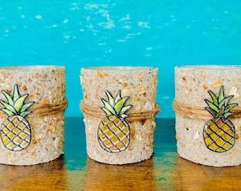 Pineapple Candles, Pineapple Glass Candles, Southern Home Decor, Pineapple Home Decor, Birthday Gifts of Candles, Friend Gifts, Funny Decor
