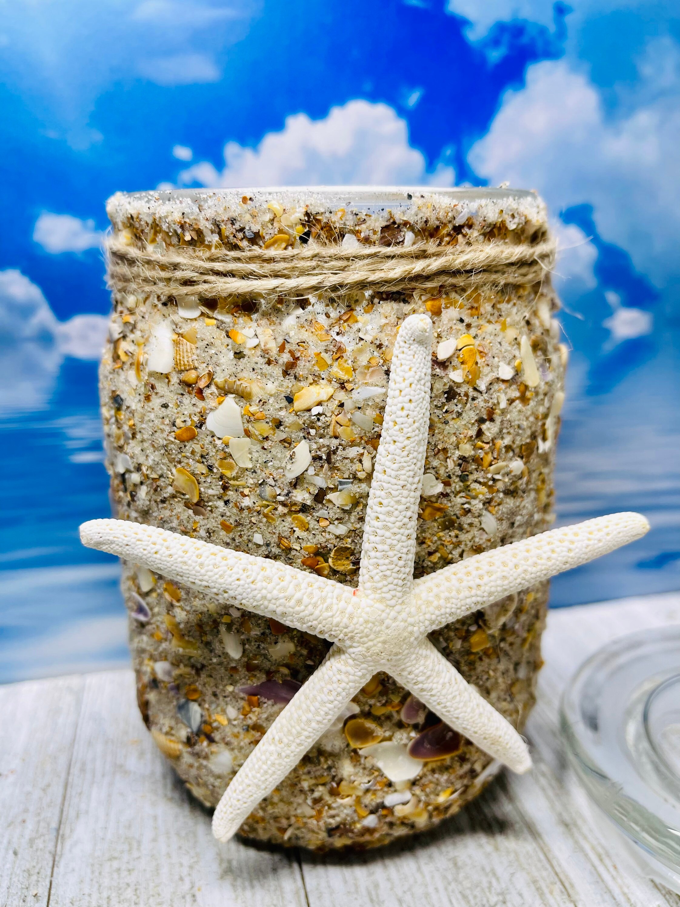 starfish decor starfish Soy candle beach decor beachy gift Beach Candle ocean candle beach gift sea